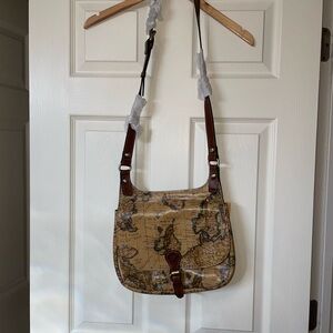 Patricia Nash Leather Map Purse New